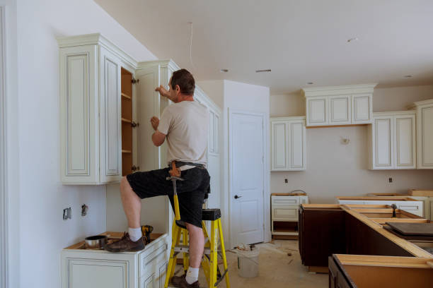Cabinet Refacing Before After Christmas
